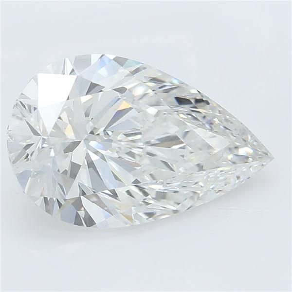 2.19ct F VS1 Rare Carat Ideal Cut Pear Lab Grown Diamond