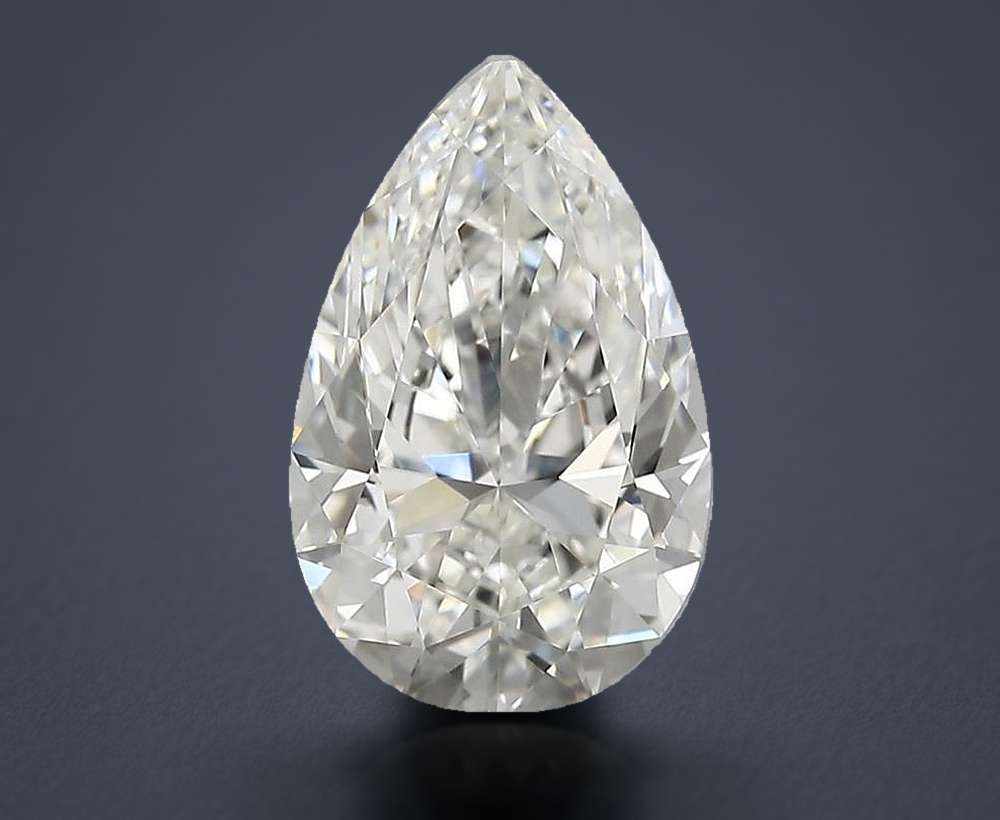 3.51 Carat Pear Natural Diamond