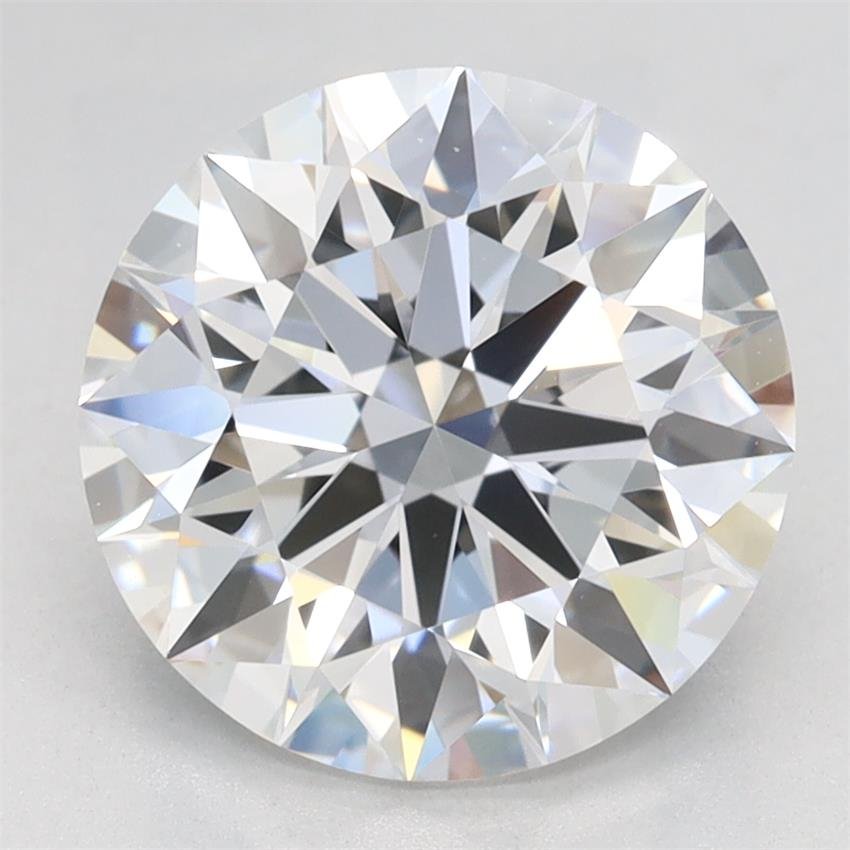 2.70ct D IF Rare Carat Ideal Cut Round Lab Grown Diamond