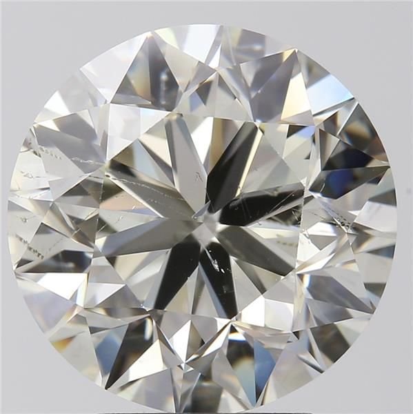 3.51ct K SI1 Very Good Cut Round Diamond
