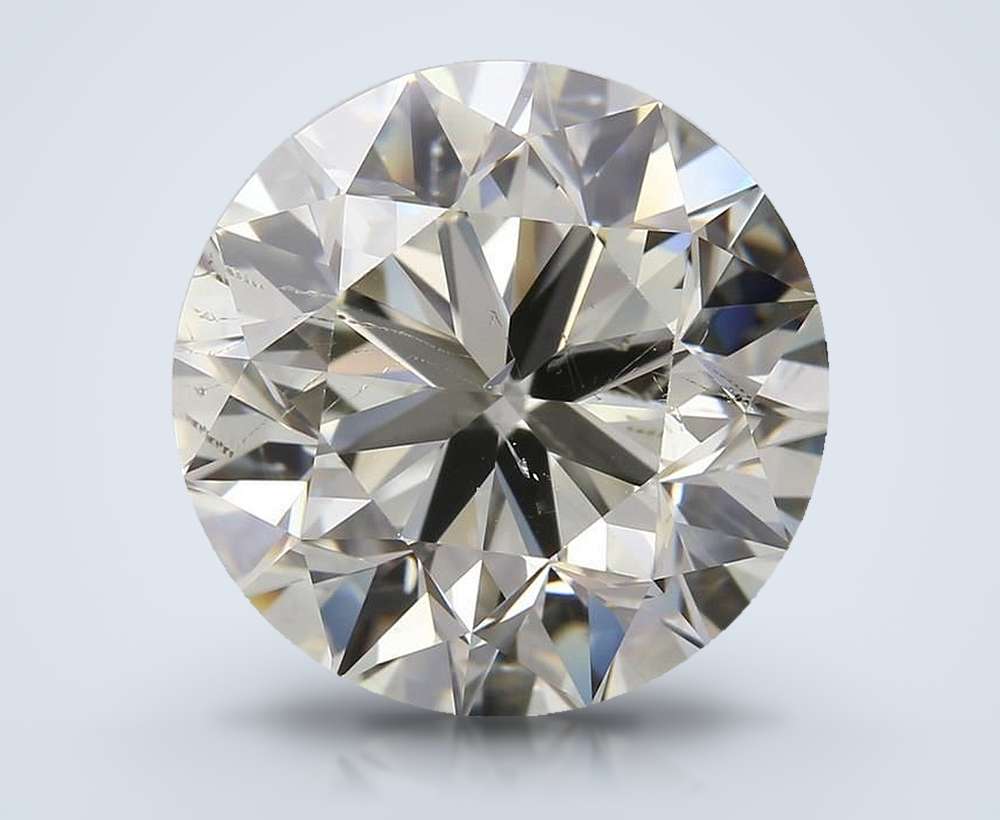 3.51 Carat Round Natural Diamond
