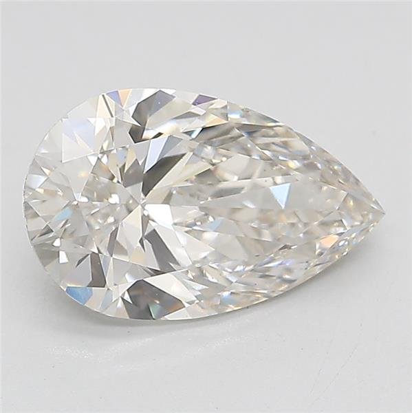 2.10ct H VS1 Rare Carat Ideal Cut Pear Lab Grown Diamond