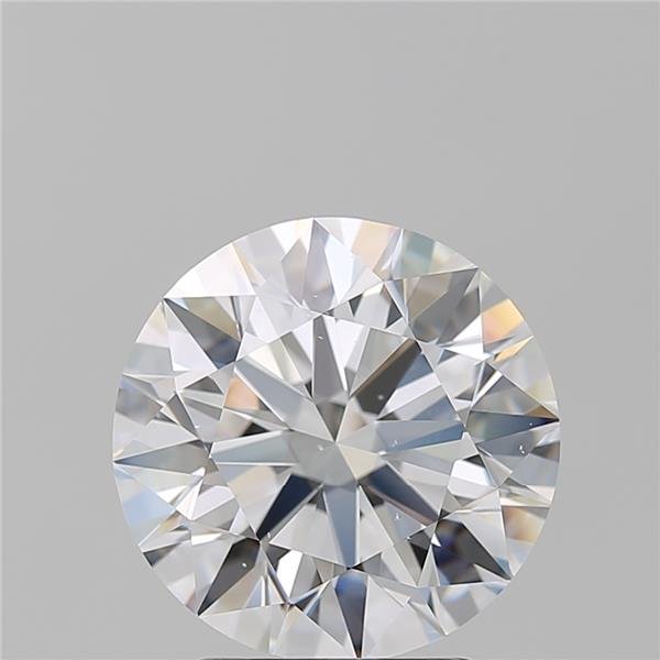 3.27ct D SI1 Rare Carat Ideal Cut Round Diamond