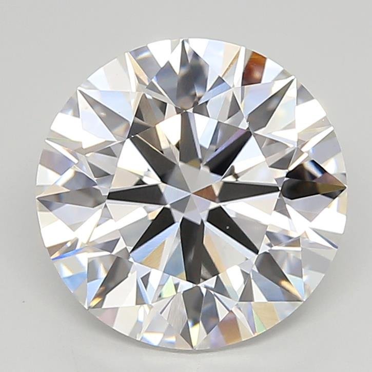 5.21ct F VS1 Rare Carat Ideal Cut Round Lab Grown Diamond