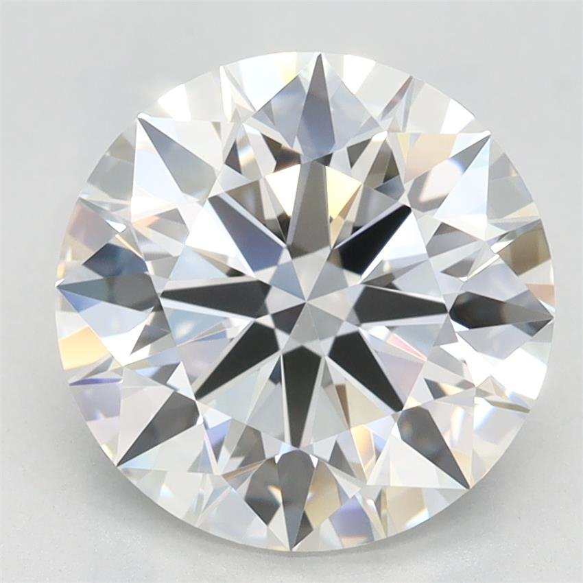 2.81ct F IF Rare Carat Ideal Cut Round Lab Grown Diamond