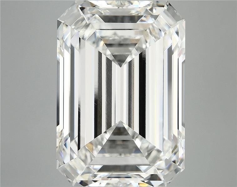 15.24ct F VVS2 Rare Carat Ideal Cut Emerald Lab Grown Diamond
