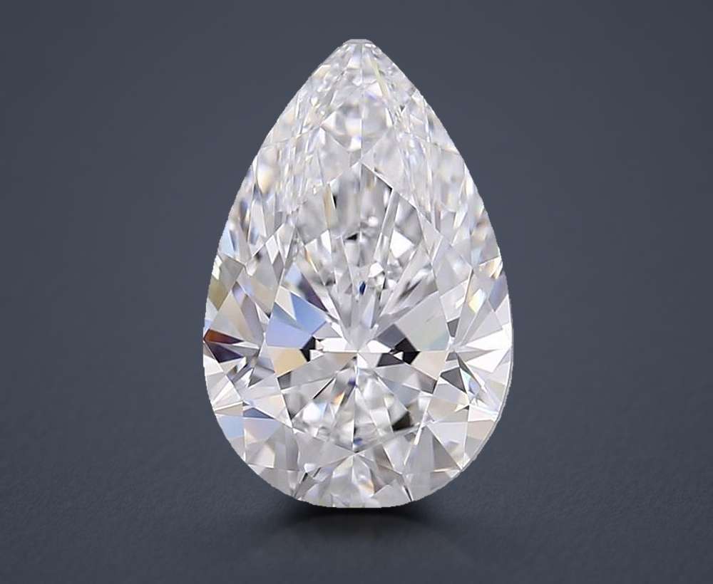 2.55 Carat Pear Lab Diamond