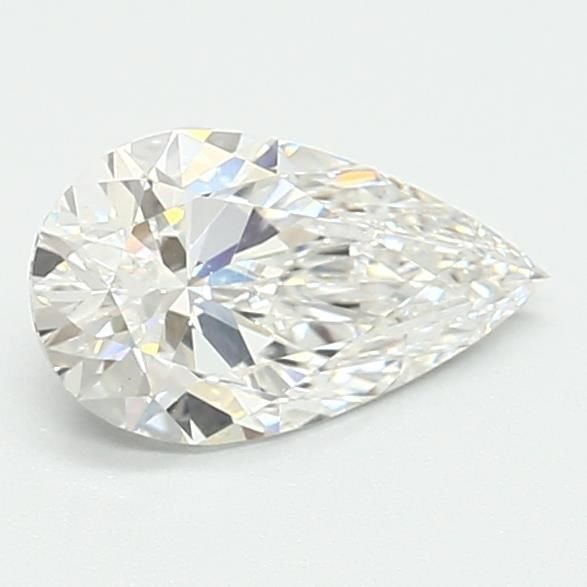 0.99ct D VS1 Rare Carat Ideal Cut Pear Lab Grown Diamond