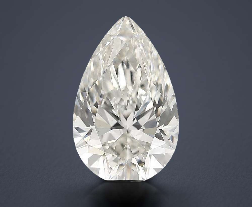 5.72 Carat Pear Lab Diamond