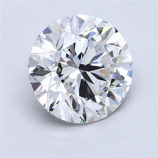 5.01ct E VS2 Rare Carat Ideal Cut Round Diamond