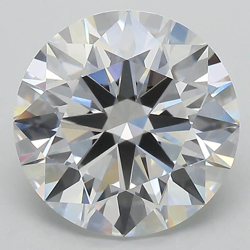 4.13ct D VS1 Rare Carat Ideal Cut Round Lab Grown Diamond