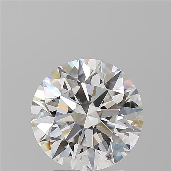 3.01ct E SI2 Rare Carat Ideal Cut Round Diamond