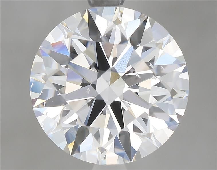 4.02ct F SI1 Rare Carat Ideal Cut Round Lab Grown Diamond