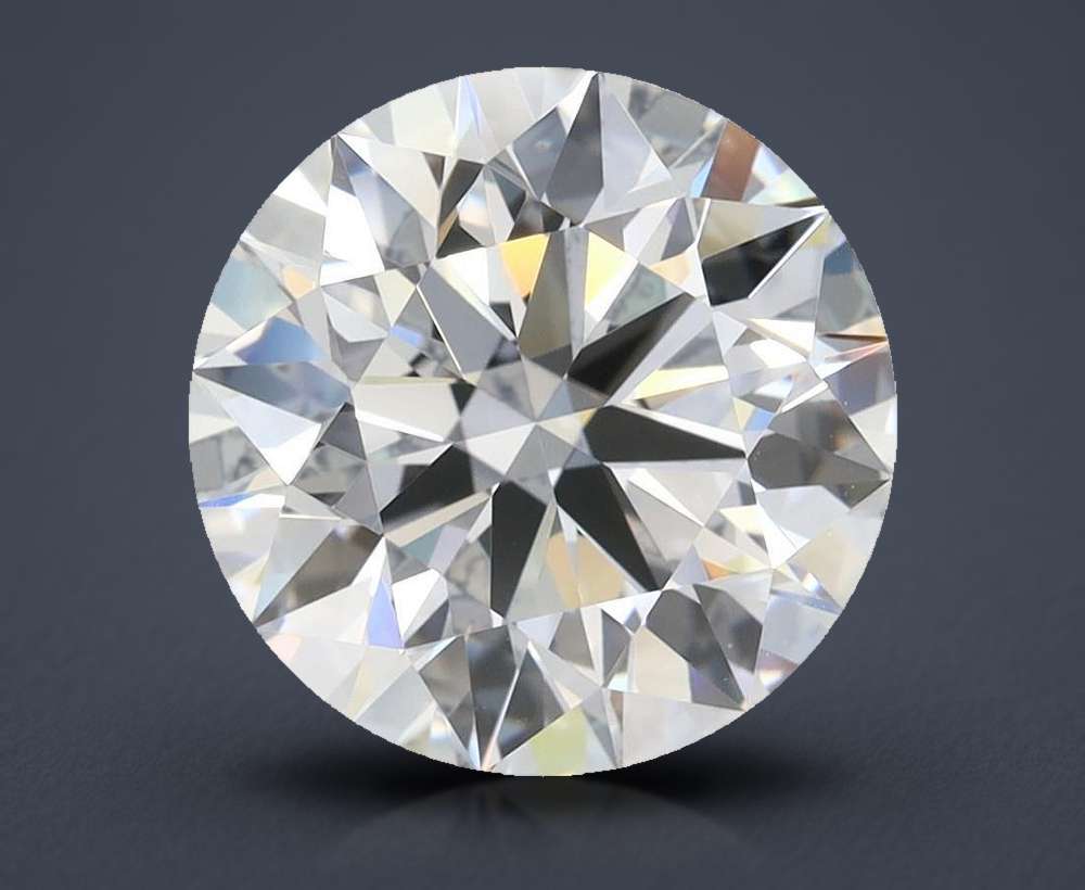 3.43 Carat Round Lab Diamond