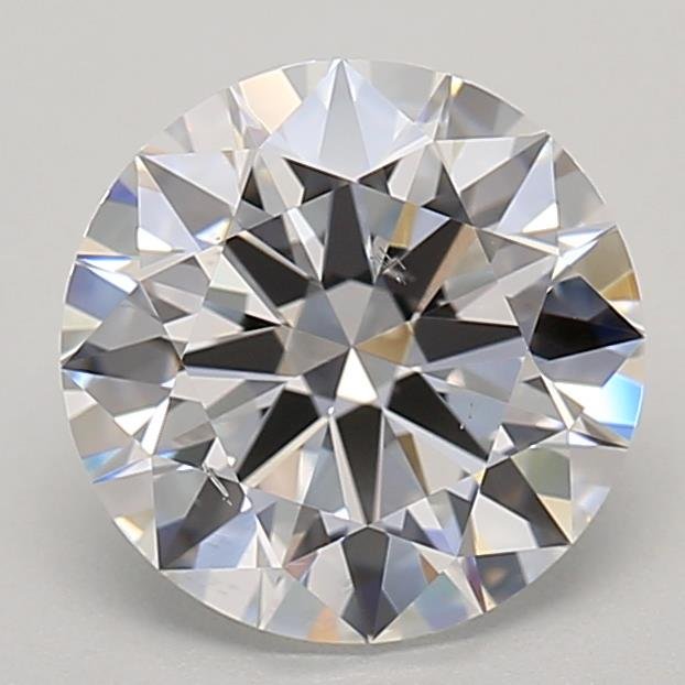 2.01ct D SI1 Rare Carat Ideal Cut Round Lab Grown Diamond