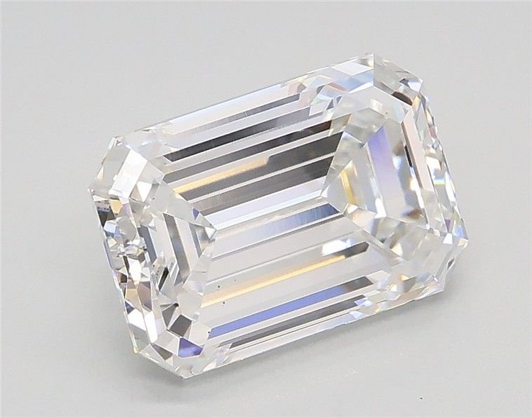 2.06ct E VS2 Rare Carat Ideal Cut Emerald Lab Grown Diamond