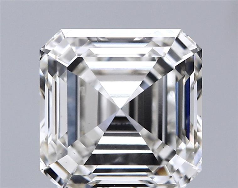 4.20ct H VS1 Rare Carat Ideal Cut Asscher Lab Grown Diamond