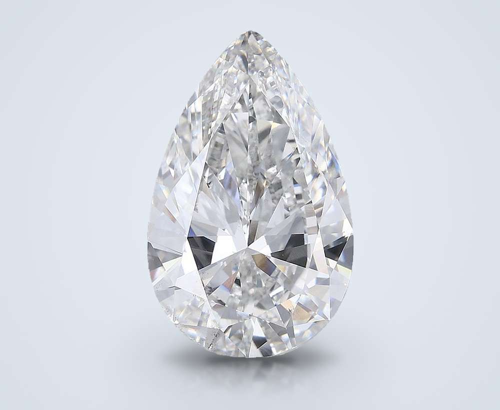 6.50 Carat Pear Lab Diamond