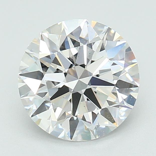 1.55ct D VS2 Rare Carat Ideal Cut Round Lab Grown Diamond