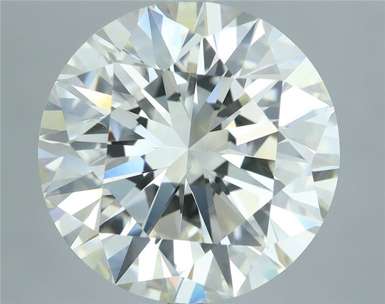 6.04ct J VS1 Excellent Cut Round Diamond