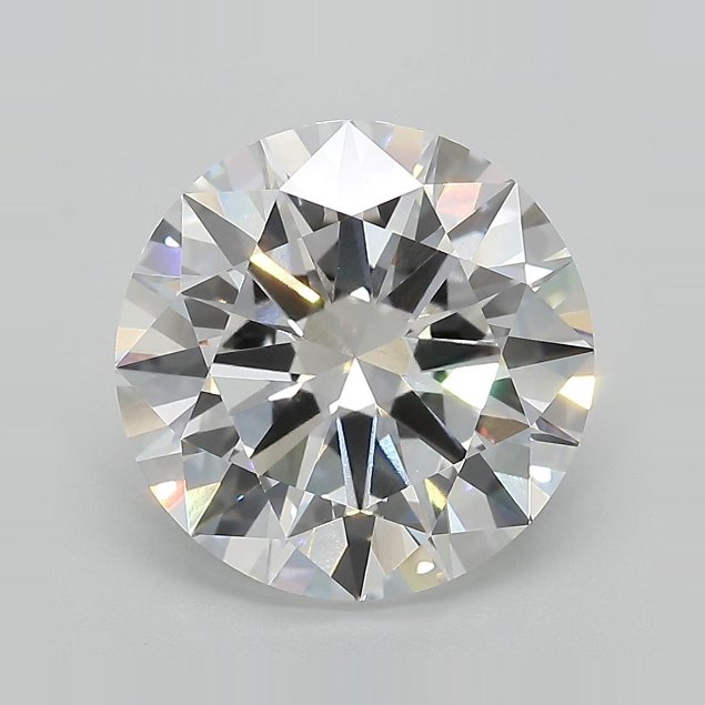 5.11ct E VVS2 Excellent Cut Round Lab Grown Diamond