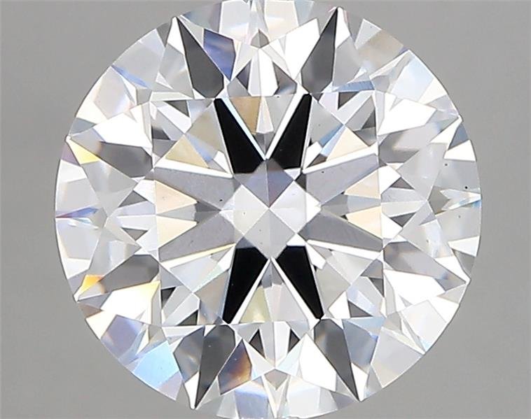 3.39ct D VS1 Rare Carat Ideal Cut Round Lab Grown Diamond