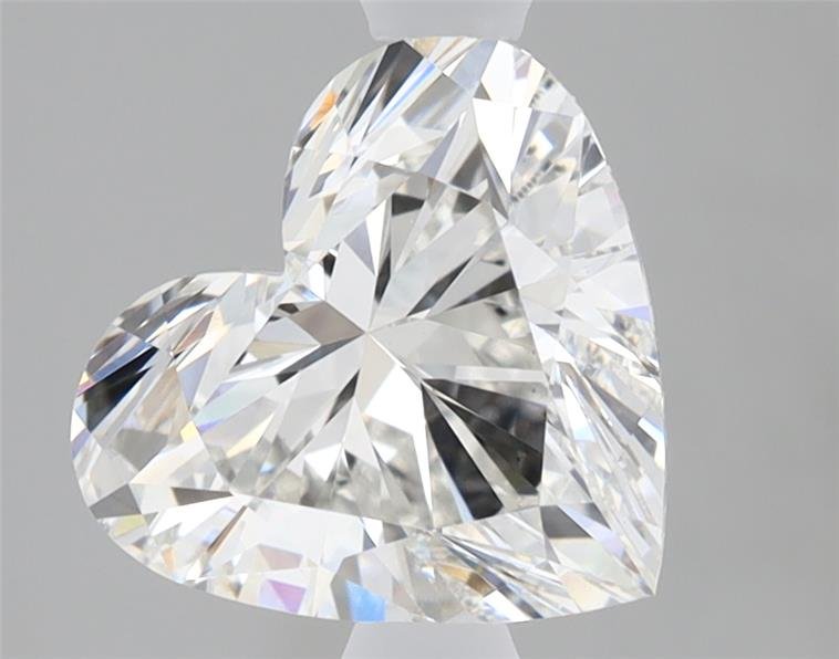 1.39ct F VS1 Rare Carat Ideal Cut Heart Lab Grown Diamond