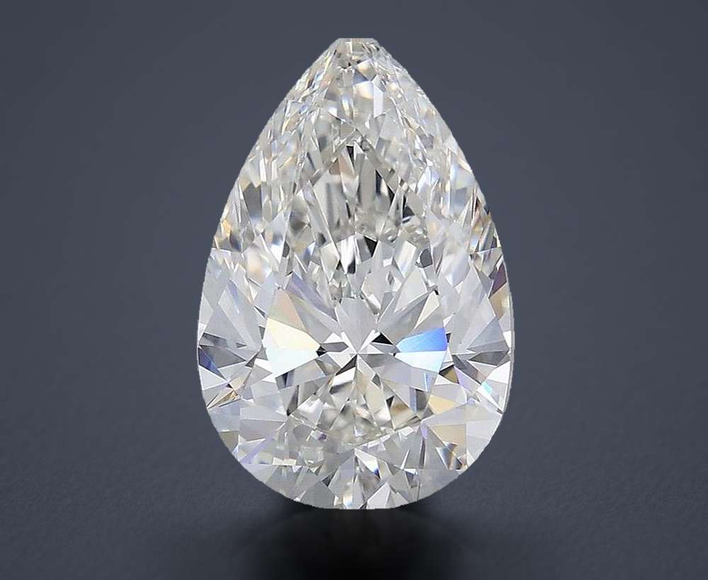 4.10 Carat Pear Lab Diamond