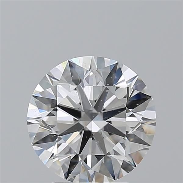 3.01ct G SI2 Rare Carat Ideal Cut Round Diamond