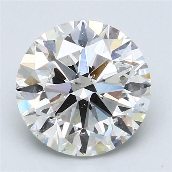 3.02ct G SI2 Very Good Cut Round Diamond