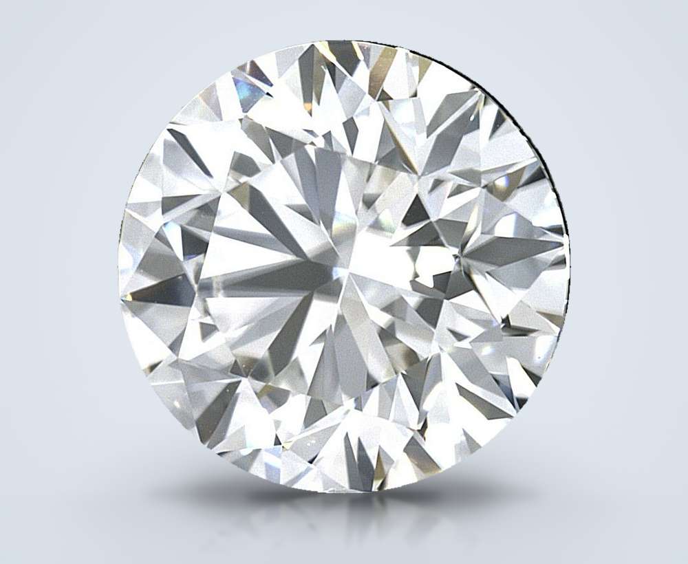 3.71 Carat Round Natural Diamond