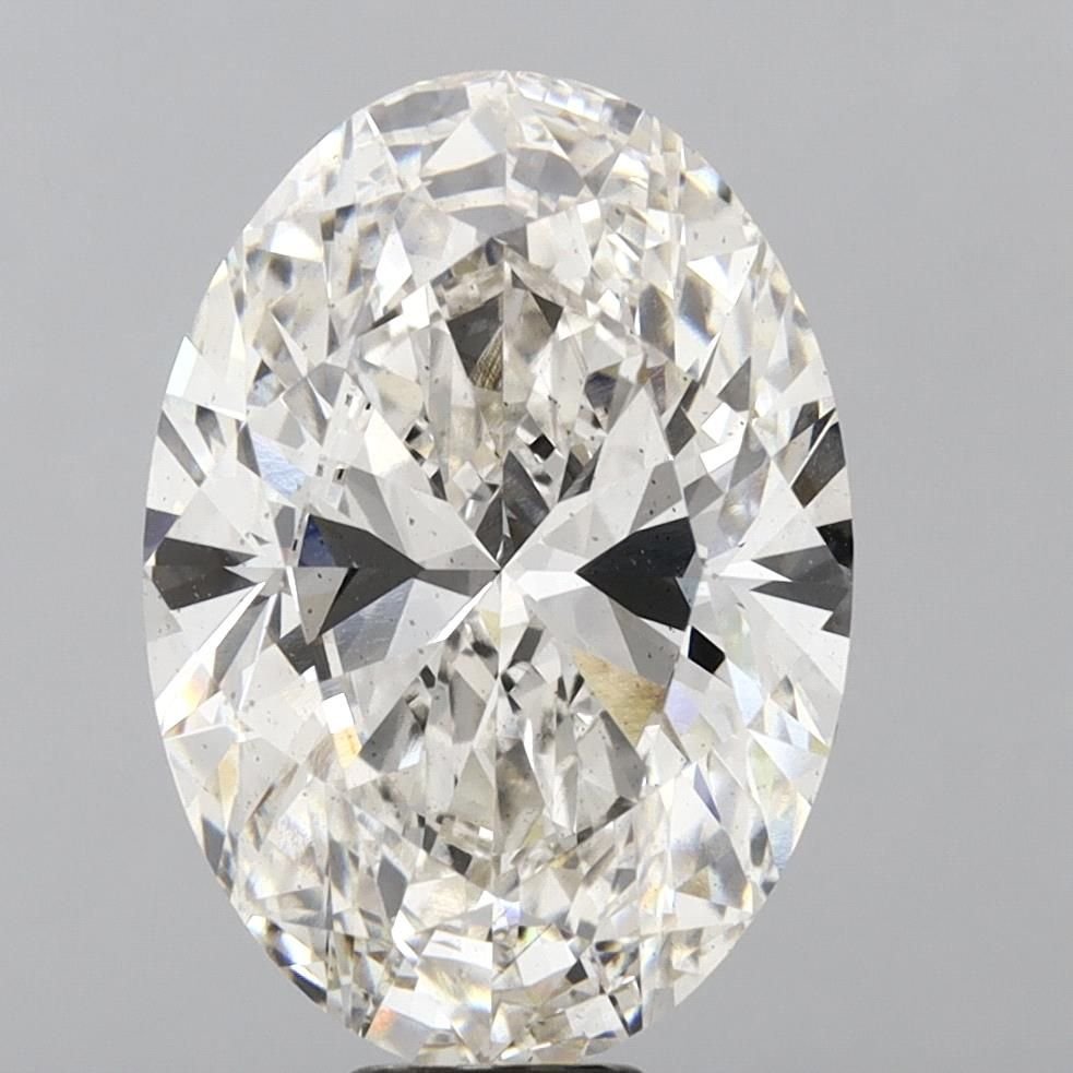 14.08ct H SI1 Rare Carat Ideal Cut Oval Lab Grown Diamond