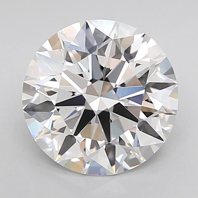 2.59ct D VVS2 Rare Carat Ideal Cut Round Lab Grown Diamond