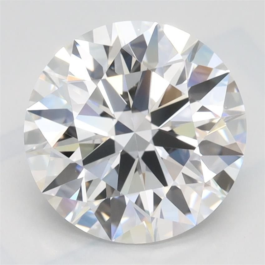 2.42ct D IF Rare Carat Ideal Cut Round Lab Grown Diamond