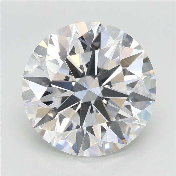 3.59ct E VVS2 Rare Carat Ideal Cut Round Lab Grown Diamond