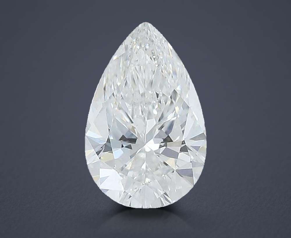 0.63 Carat Pear Lab Diamond