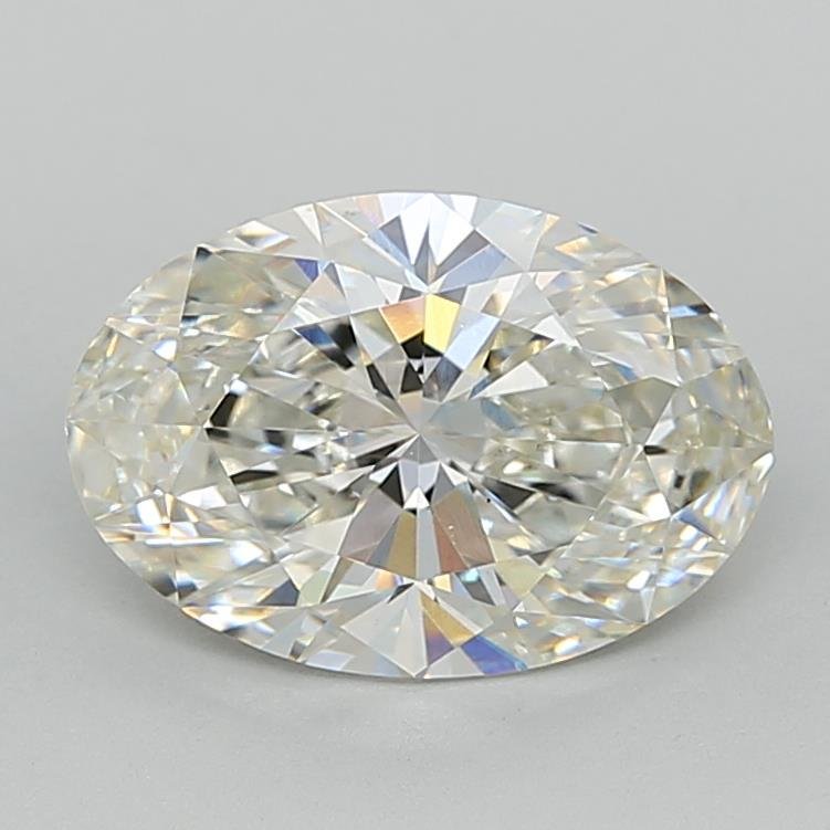 3.06ct H VS1 Rare Carat Ideal Cut Oval Lab Grown Diamond