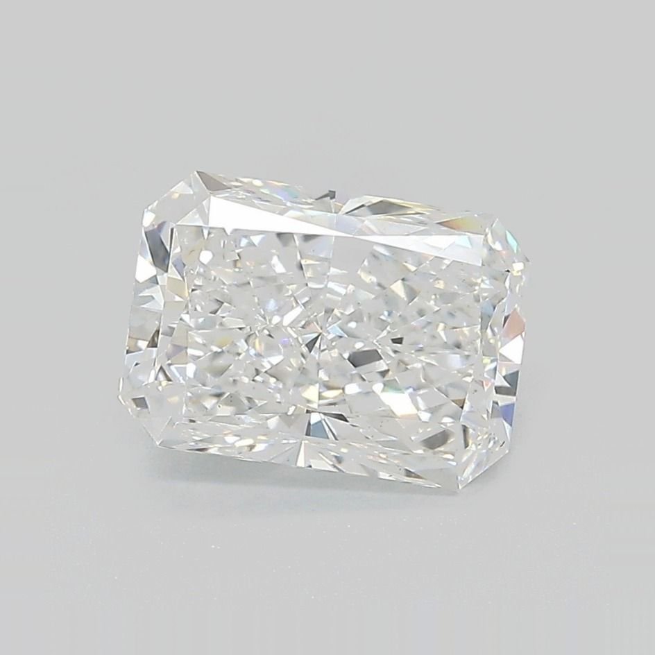 2.66ct E VS2 Rare Carat Ideal Cut Radiant Lab Grown Diamond