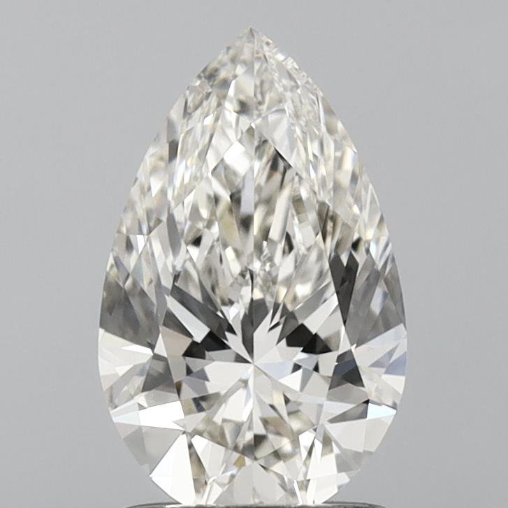 1.35ct H VVS2 Rare Carat Ideal Cut Pear Lab Grown Diamond