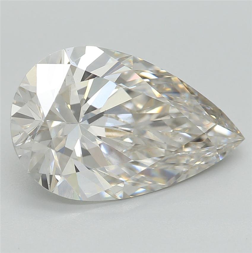 3.09ct I VS2 Rare Carat Ideal Cut Pear Lab Grown Diamond