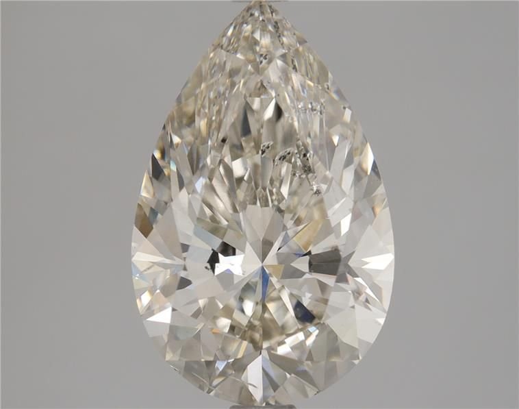 2.70ct I SI1 Rare Carat Ideal Cut Pear Lab Grown Diamond