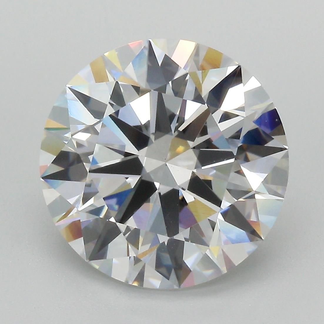 6.21ct E VS1 Rare Carat Ideal Cut Round Lab Grown Diamond
