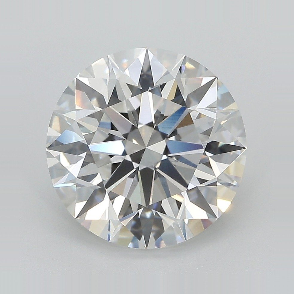 5.08ct E VVS2 Rare Carat Ideal Cut Round Lab Grown Diamond