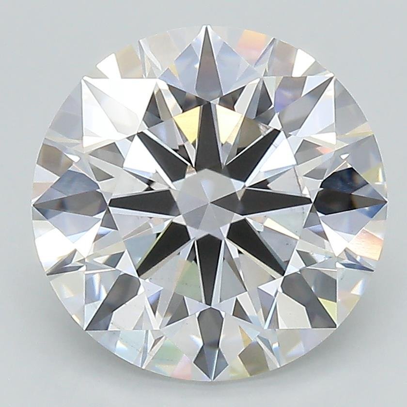 4.06ct D VS2 Rare Carat Ideal Cut Round Lab Grown Diamond