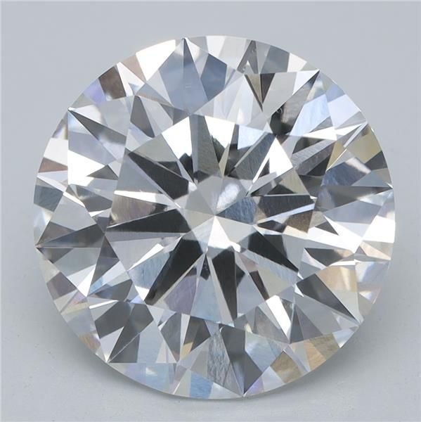 4.67ct F VVS1 Rare Carat Ideal Cut Round Lab Grown Diamond