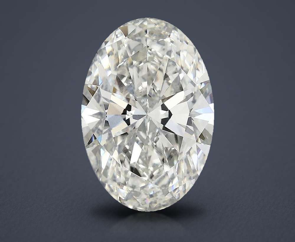 3.90 Carat Oval Lab Diamond