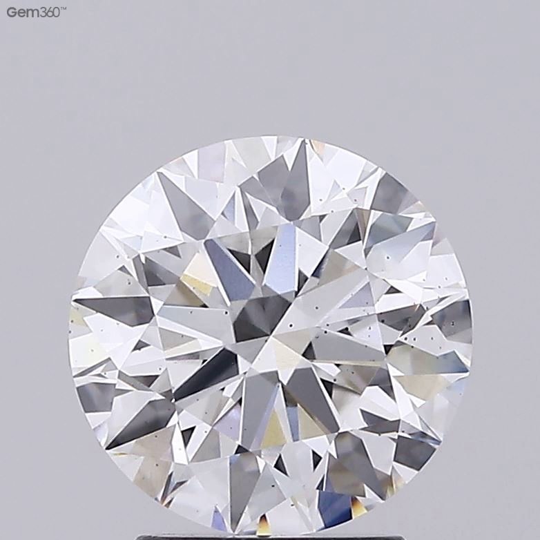 2.60ct E SI1 Rare Carat Ideal Cut Round Lab Grown Diamond