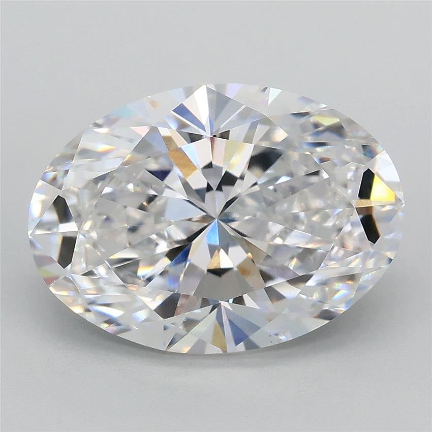 3.50ct D VS1 Rare Carat Ideal Cut Oval Lab Grown Diamond