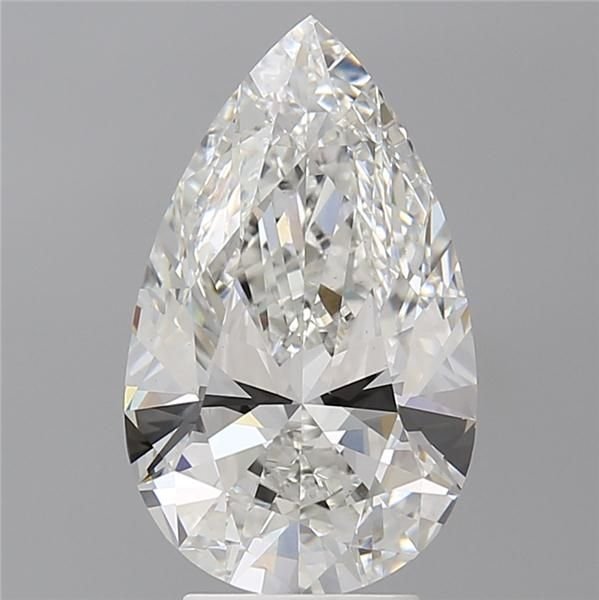 3.95 Carat Pear Lab Diamond