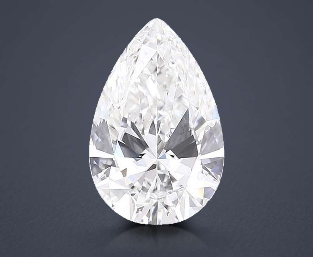 3.51 Carat Pear Lab Diamond